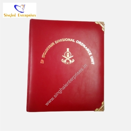 कार्यकारी चमड़े का फ़ोल्डर