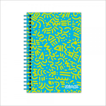 A5 स्पाइरल नोटबुक 80 प्रिंटेड शीट्स एज़टेक प्रिंट