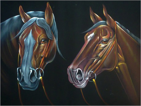 घोड़ों का चित्र