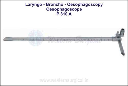 Oesophagooscope फाइबर प्रकाश वाहक के साथ