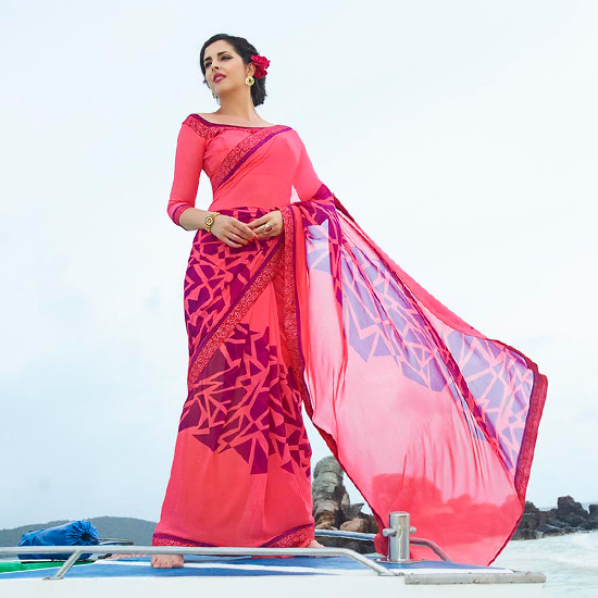 Green Fancy Border Saree
