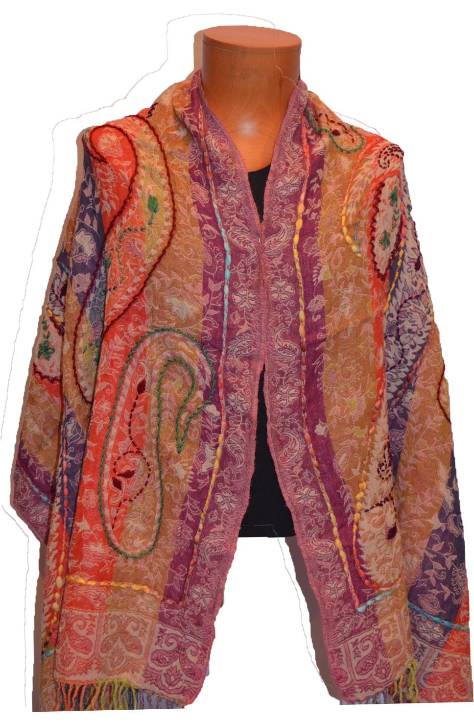 Any Boiled Wool Embroidery Shawls