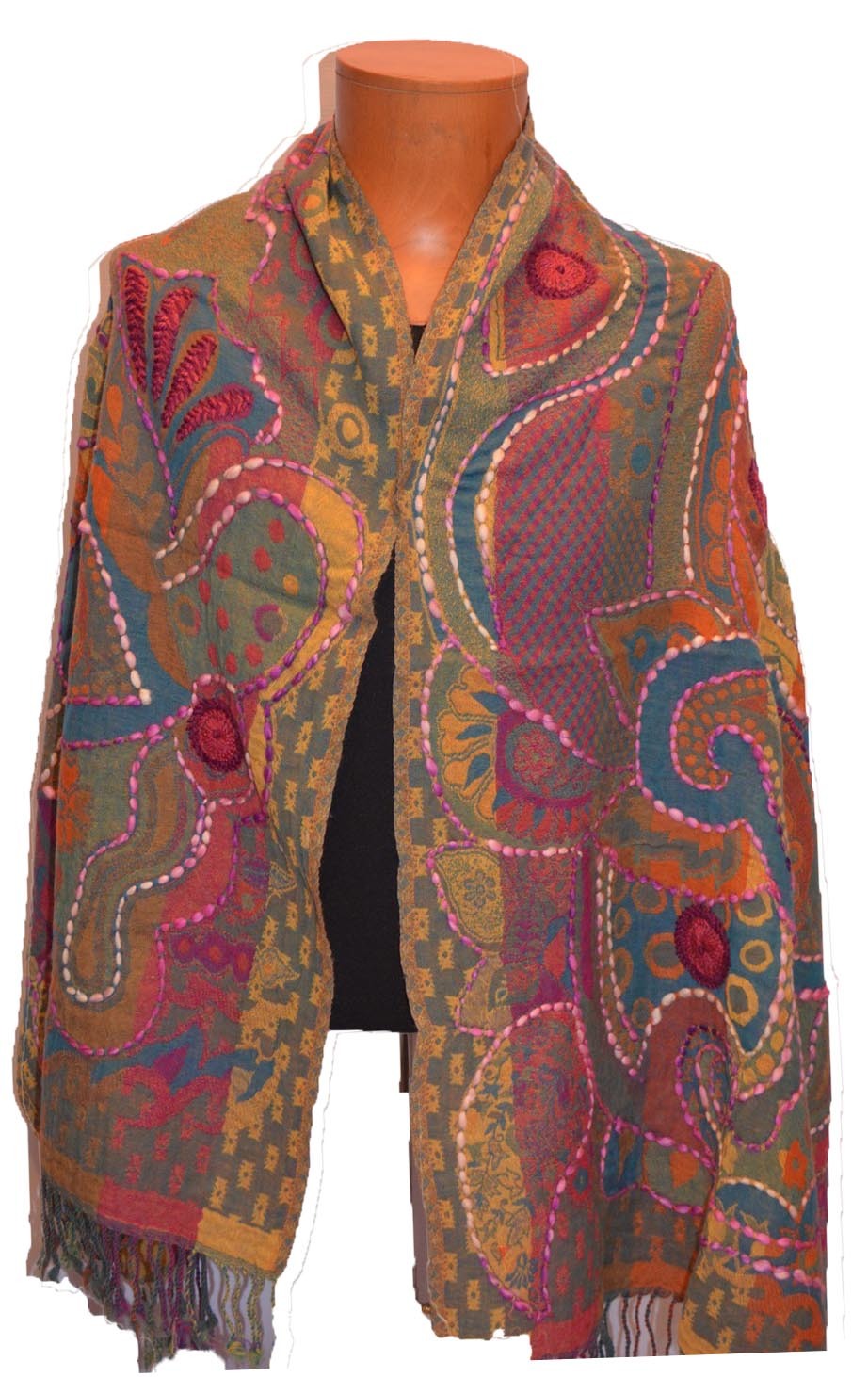 Any Boiled Wool Embroidery Shawls