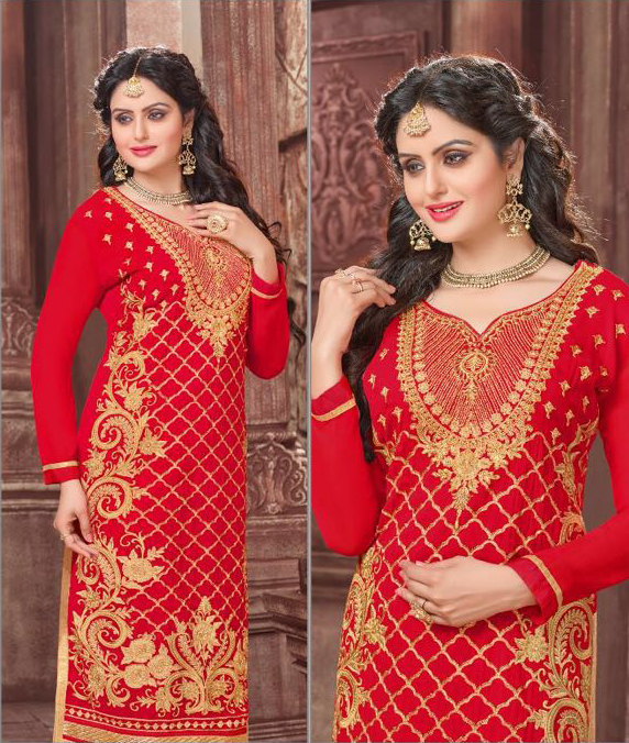 Embroidered Party Wear Salwar Suits Designer Salwar Kameez