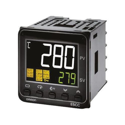 OMRON E5CC-QX2ASM-800 Temperature Controller - Durable Plastic, Compact Size 1 Kg, Advanced Digital Control Technology | Ideal for Industrial Heating, Humidity Range Adjustment, Versatile Cooling and Dehumidifying Capabilities