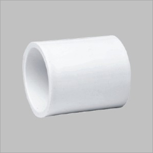 Coupler - PVC, 20-50mm Size Range, White Color, Pressure Rating 10 Bar, Temperature Rating 60°C | Cost Effective, Durable Material, Easy Installation, Reliable Joint, Secure Connection