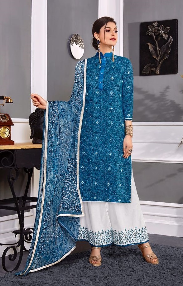 Cotton Latest Salwar Suit Churidar Suit Salwar Kameez
