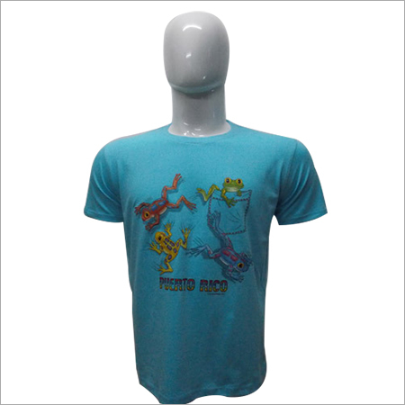 पुरुषों की गोल नेक टी शर्ट