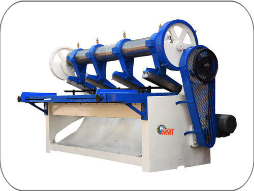 White And Blue Corrugated Slotting Machine