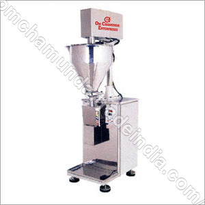Semi Automatic Powder Filling Machine - Stainless Steel Body, 10gm to 5000gm Range | High Accuracy, Low Power Consumption, Hassle-Free Functionality
