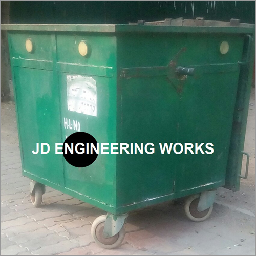 धातु का कूड़ादान