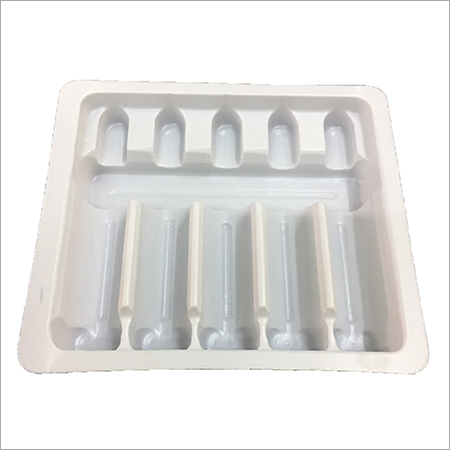 White 5X5Ml Ampoule Tray