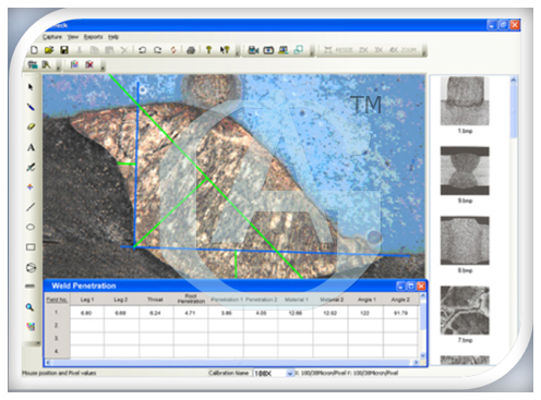 Weld penetration software