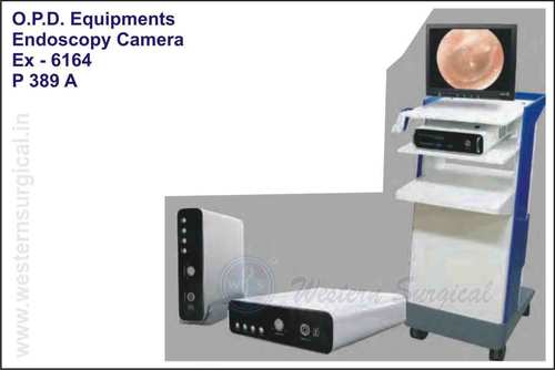 Endoscope Camera - 1/3" Interline Transfer CCD, 410,000 Pixels, 176W Power Consumption | Adjustable Light Intensity, 1.8m Fiber Cable, Designed for ENT Surgical Instrument