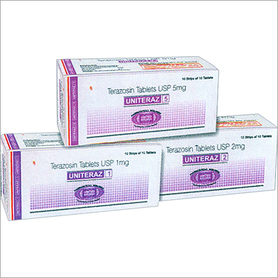 टेराज़ोसिन टैबलेट USP 1mg, 2mg और 5mg