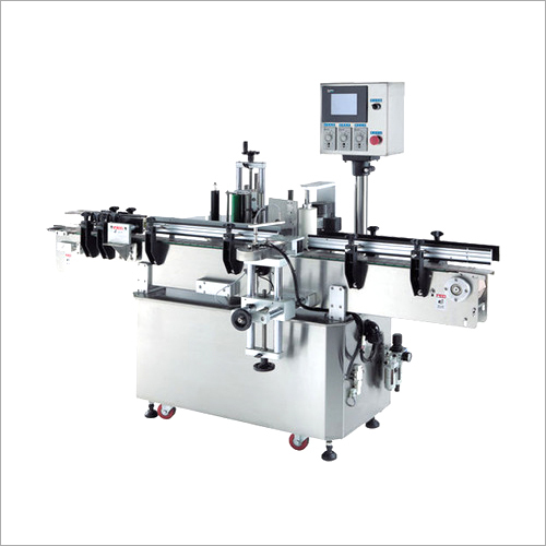 Linear Labeling Machine - High Grade Steel Metal, Tft Display Control Panel | Efficient For Ampules, Vials, And Round Objects