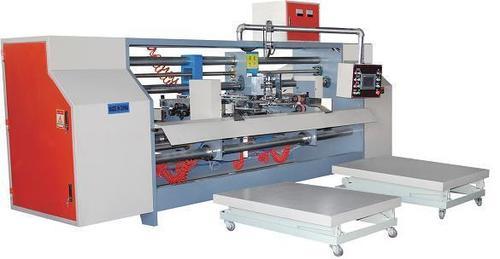 White Semi Auto Double Jointed Stitching Machine