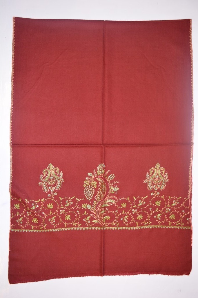 Woolen Sozni Palla Ladies Shawls - Color: Any