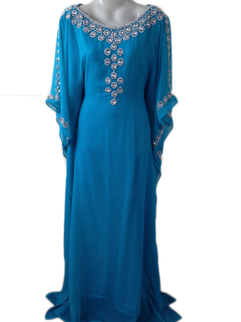 All Colors Beautiful Silver Stone Work Fancy Kaftan Farash