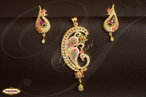 Golden Peacock Design Pendants