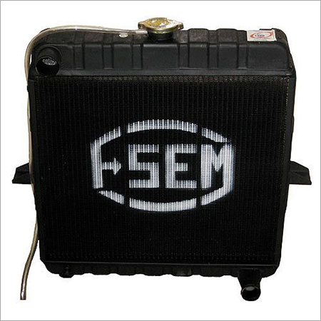 JCB Radiator - Copper Seamless Tube, Standard Size, Matte Black | 5 Gallon Capacity, Synthetic Coolant Compatible, Warranty Included