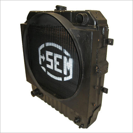 JCB Radiator - Copper Material, Standard Size, Black Color | Heat-Resistant, Rust-Proof, Industrial Usage