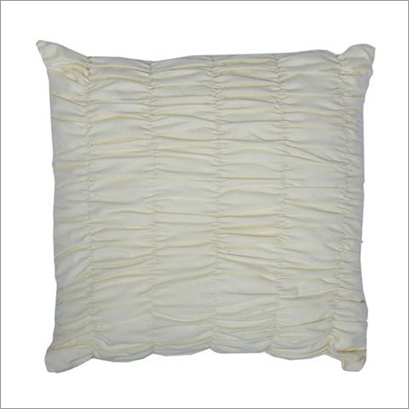 सॉलिड क्रीम कुशन