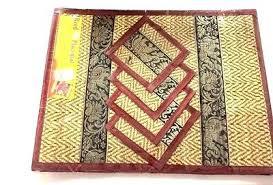 Silk Table Mats - Rubber TPR Back Material | Machine Made Pattern, Elegant Design for Tables and Dining Experiences