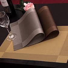 Dining Table Mat - Rubber TPR Backing | Machine Made Design, Durable and Easy to Clean