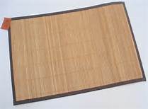 Bamboo Table Mat - Bamboo & Rubber TPR | Machine Made, Durable Design, Eco-Friendly Material, Non-Slip Backing