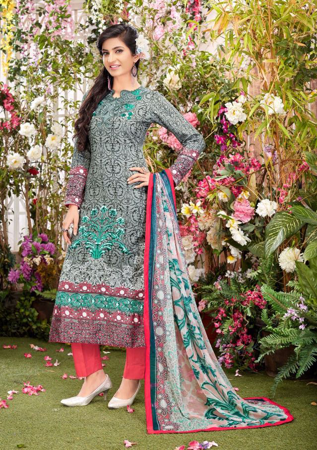 Brown Stylish Cotton Suit