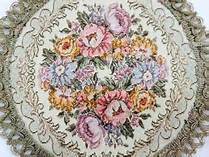 Embroidered Table Mats - Rubber TPR Backing | Machine Made Pattern Design