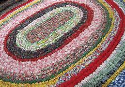 Rag Rugs - Rubber TPR Back Material | Machine-Made Design, Colorful Patterns for Enhanced Texture and Easy Maintenance