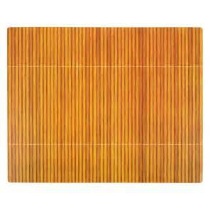 Bamboo Placemat - Bamboo Material, Rubber TPR Backing | Machine Made Design for Durability and Eco-Friendly Dining Aesthetics
