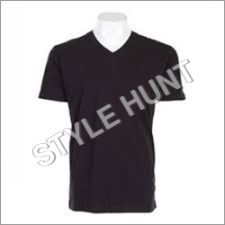 फैंसी वी नेक टी शर्ट