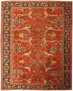 Antique Rugs - Rubber TPR Back Material | Machine Made Pattern, Timeless Design for Elegant Home Décor