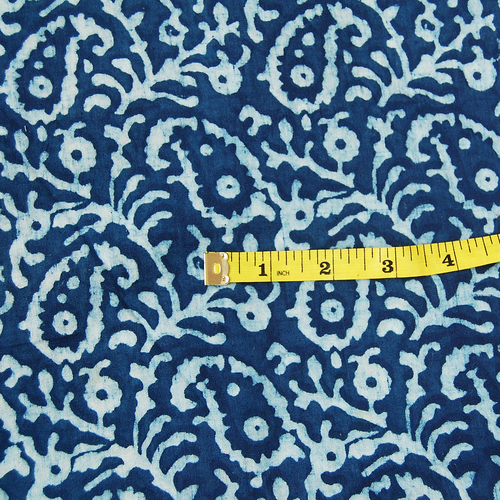 सांगानेरी हैंड ब्लॉक प्रिंट फैब्रिक 5 मीटर शुद्ध कॉटन फ़ैब्रिक