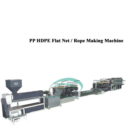 Automatic Pp Hdpe Flat Net / Rope Making Machine