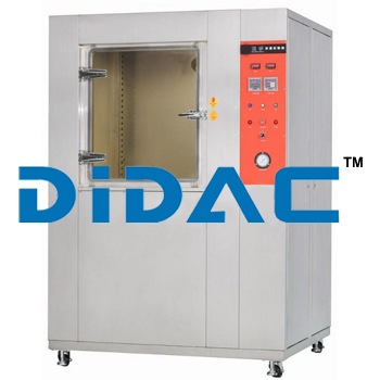Dust Test Chamber - Stainless Steel, W60cm H70cm Viewing Glass | Digital Control Panel, Electronic Sensor, Direct Humidity Display