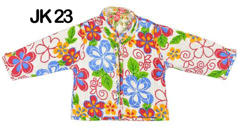 Short Jacket - Cotton, Small Size, Ivory White, Long Sleeve, Floral Pattern | Smooth and Skin-Friendly Fabric, Perfect Fitting, Easy to Wash at Home