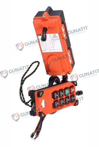 Yellow Orange Overhead Crane Remote Control System