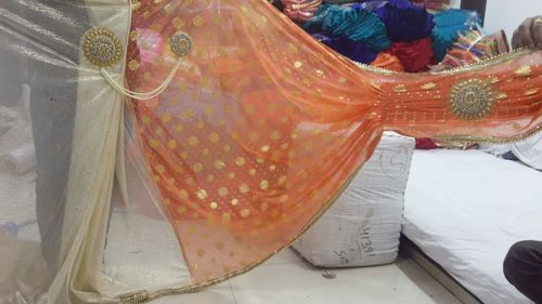 जॉर्जेट साड़ी