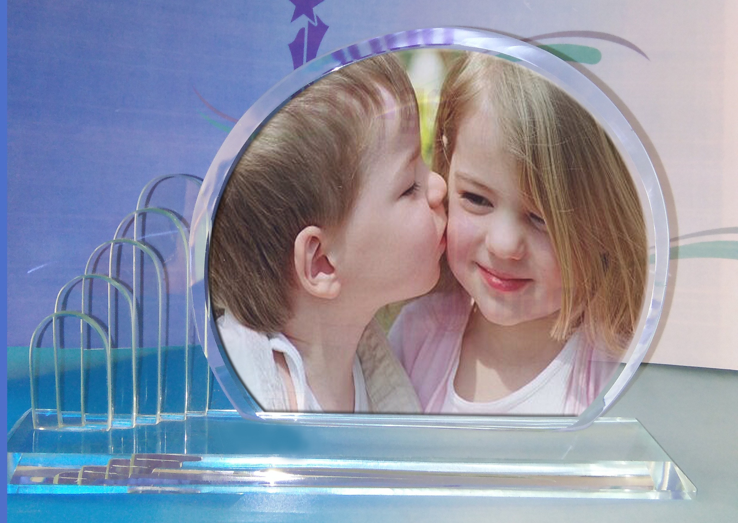 Sublimation Crystal Love - Glass, 5x5x3 Inches | Heart Shaped, Photo Sublimation, Elegant, Durable, Customizable Gift