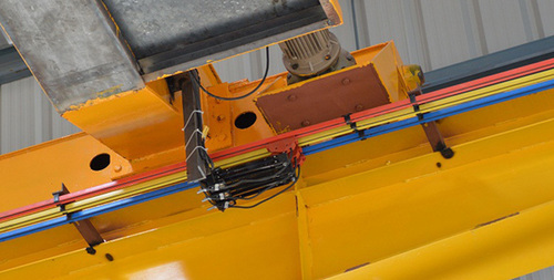 Overhead Crane Busbar - Color: Yellow