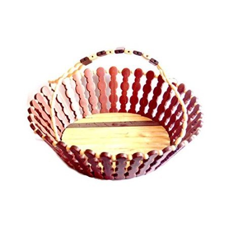 Desi Karigar Wooden Flower and Fruit Basket