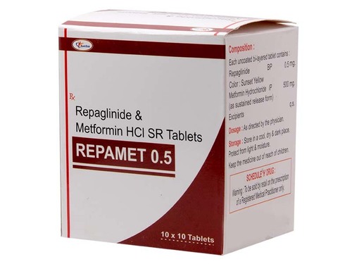Repamet 0.5 Tablets - Formulations Type: Medicine Raw Materials