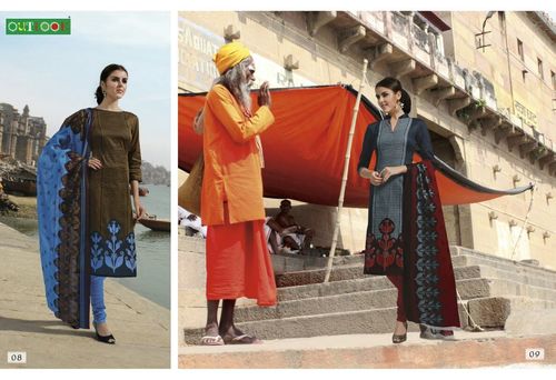 ग्रे फ्लोर लेंथ डिज़ाइनर सूट