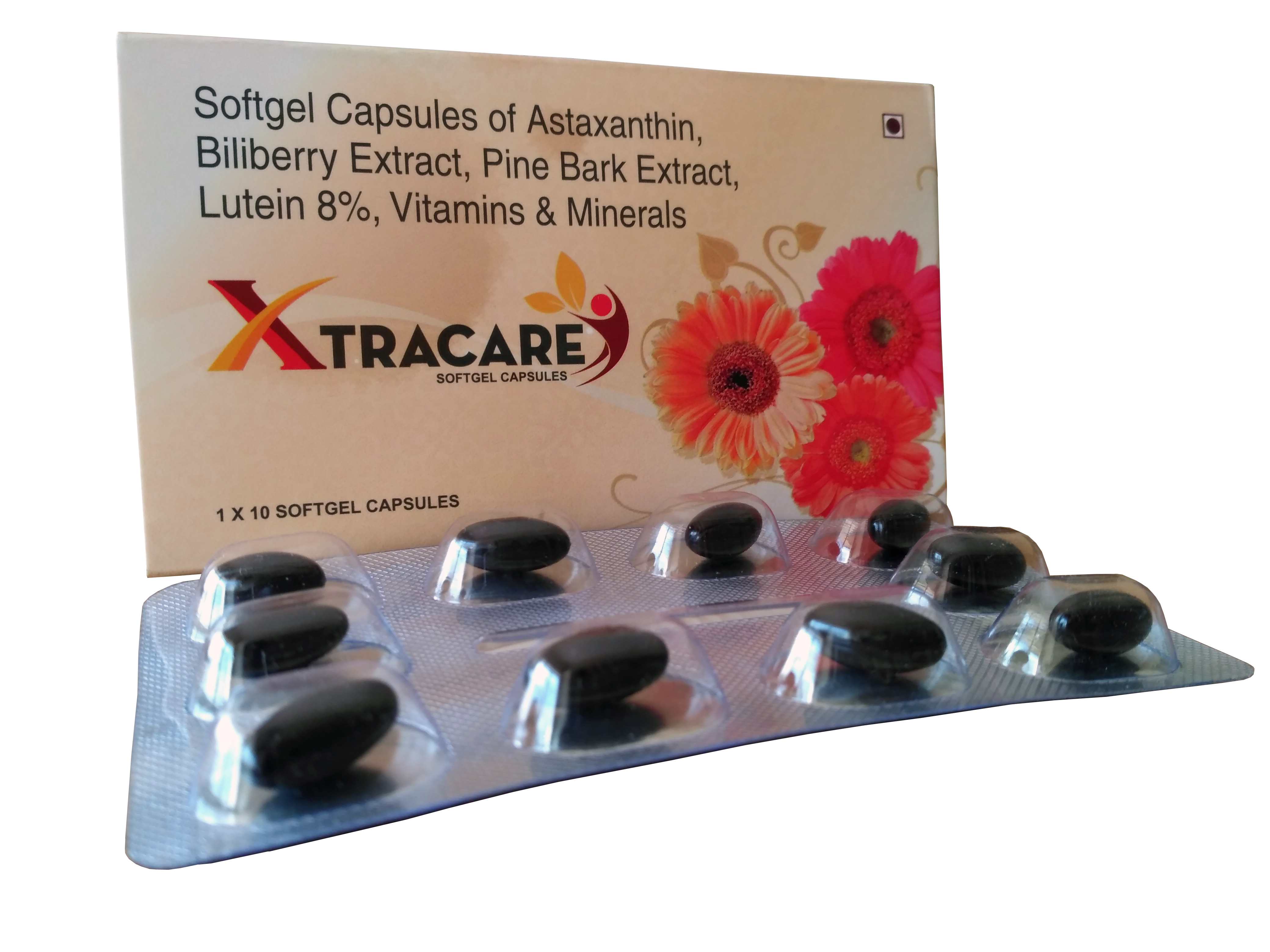 Multivitamin Softgel Capsule - Vit-c 50 Mg Bilberry Extract 40 Mg Zinc 40 Mg Pine Bark Extract 25 Mg Lutein 5 Mg Vitamin E 5 Mg Cupric Oxide 2 Mg Selenium Dioxide 40 Mcg Vitamin A 1470 Mcg | Daily Health Support For Adults Teenagers Women Aged Persons