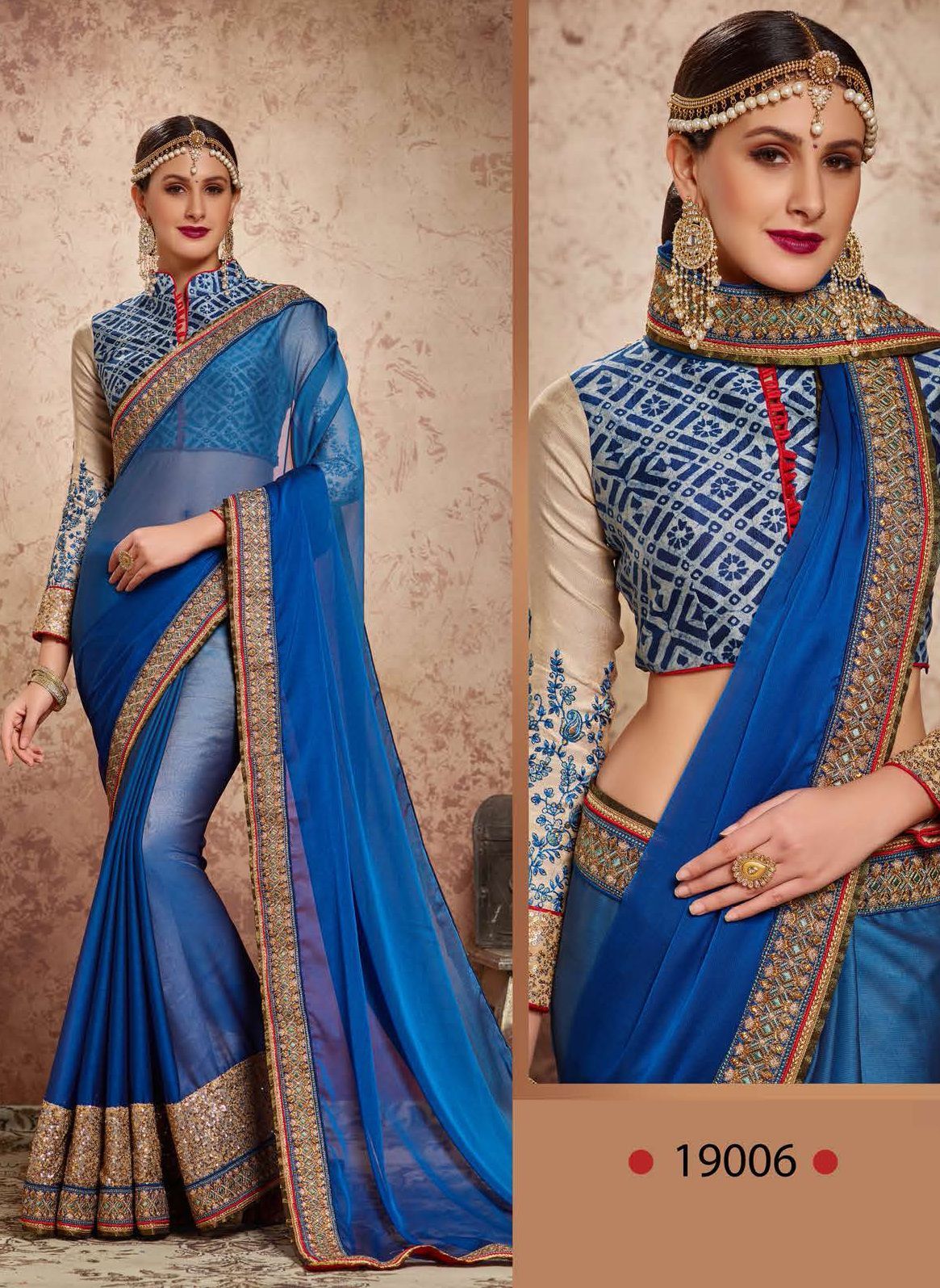 Best Way To Go Stylish With Pink Georgette Saree