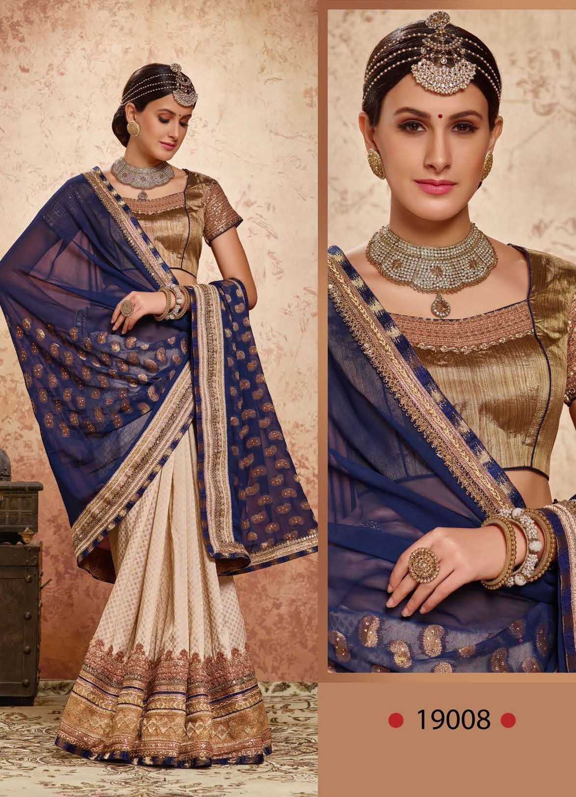 Best Way To Go Stylish With Pink Georgette Saree